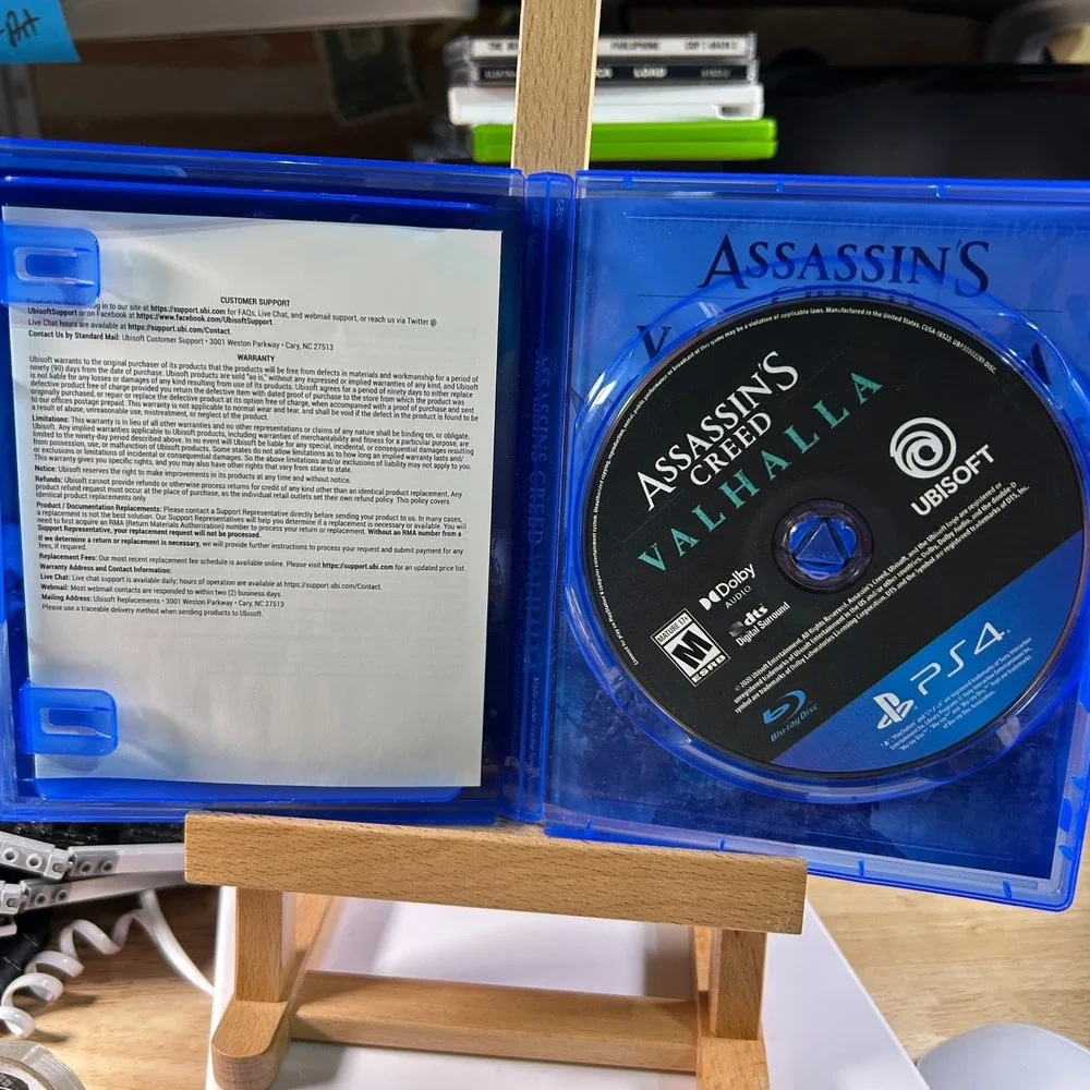 Assassins Creed Valhalla Sony PlayStation 4 PS4 Ubisoft Viking RPG Game Disc